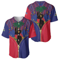 Haiti Heritage Month Baseball Jersey Zipper Stylized
