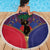 Haiti Heritage Month Beach Blanket Zipper Stylized