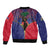 Haiti Heritage Month Bomber Jacket Zipper Stylized