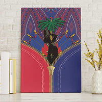 Haiti Heritage Month Canvas Wall Art Zipper Stylized