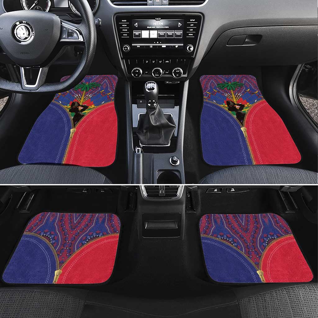 Haiti Heritage Month Car Mats Zipper Stylized