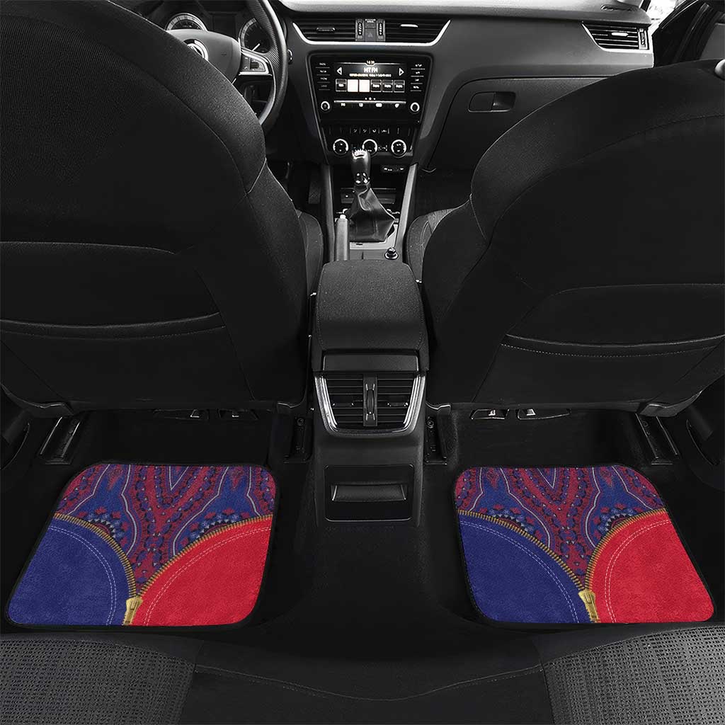 Haiti Heritage Month Car Mats Zipper Stylized