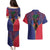 Haiti Heritage Month Couples Matching Puletasi and Hawaiian Shirt Zipper Stylized