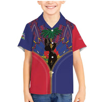 Haiti Heritage Month Family Matching Mermaid Dress and Hawaiian Shirt Zipper Stylized