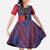 Haiti Heritage Month Family Matching Off Shoulder Maxi Dress and Hawaiian Shirt Zipper Stylized