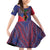 Haiti Heritage Month Family Matching Off Shoulder Short Dress and Hawaiian Shirt Zipper Stylized