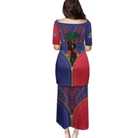 Haiti Heritage Month Family Matching Puletasi and Hawaiian Shirt Zipper Stylized