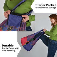 Haiti Heritage Month Grocery Bag Zipper Stylized