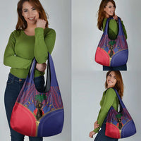 Haiti Heritage Month Grocery Bag Zipper Stylized