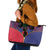 Haiti Heritage Month Leather Tote Bag Zipper Stylized
