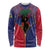 Haiti Heritage Month Long Sleeve Shirt Zipper Stylized