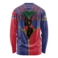 Haiti Heritage Month Long Sleeve Shirt Zipper Stylized