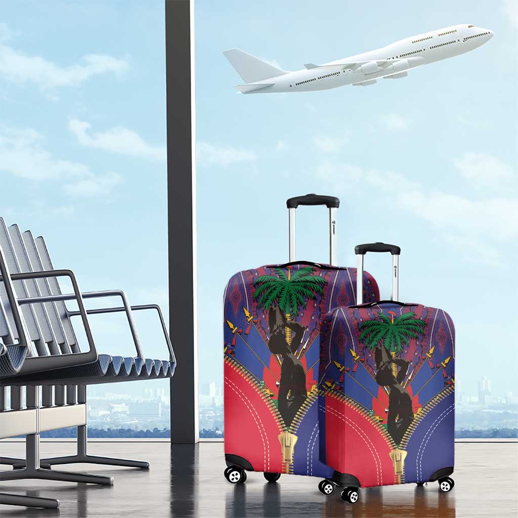 Haiti Heritage Month Luggage Cover Zipper Stylized