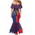Haiti Heritage Month Mermaid Dress Zipper Stylized