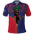 Haiti Heritage Month Polo Shirt Zipper Stylized