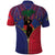 Haiti Heritage Month Polo Shirt Zipper Stylized