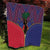 Haiti Heritage Month Quilt Zipper Stylized