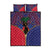 Haiti Heritage Month Quilt Bed Set Zipper Stylized
