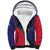Haiti Heritage Month Sherpa Hoodie Zipper Stylized