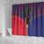 Haiti Heritage Month Shower Curtain Zipper Stylized
