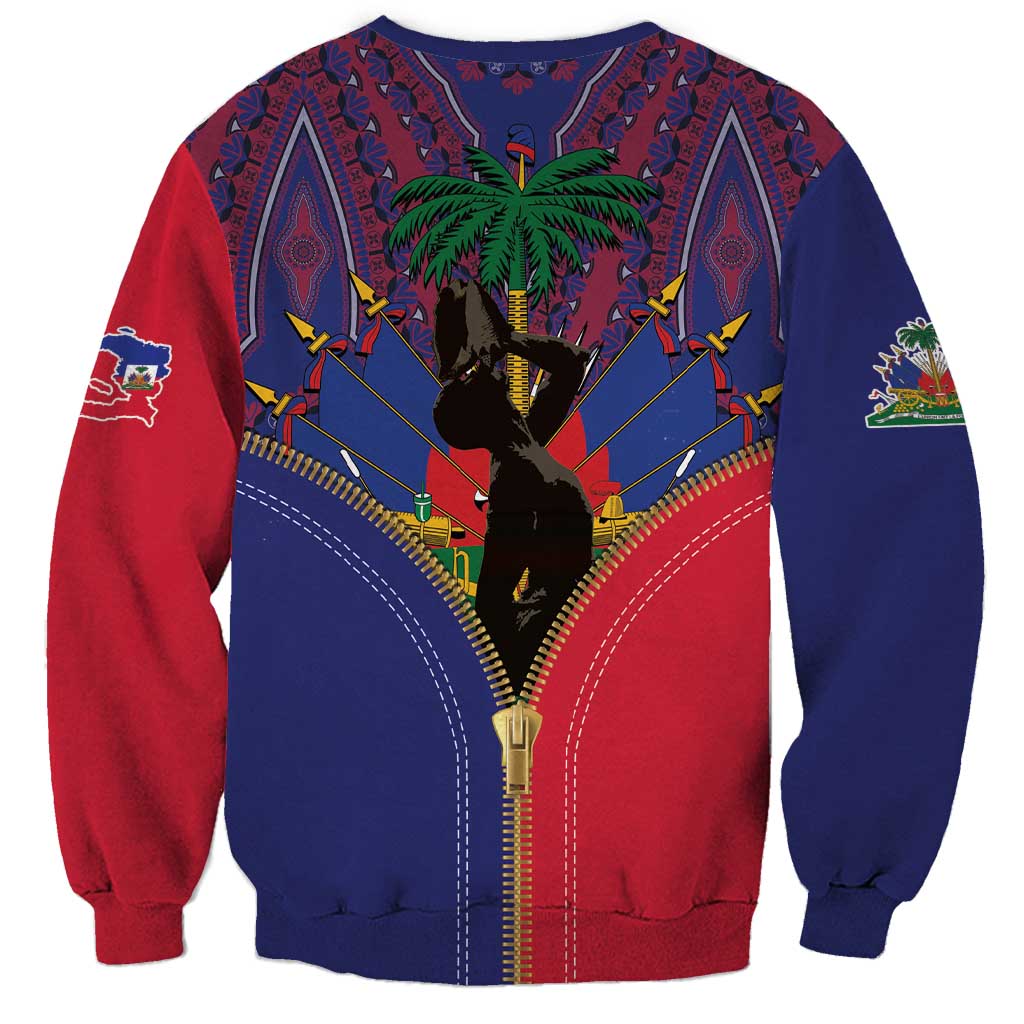 Haiti Heritage Month Sweatshirt Zipper Stylized