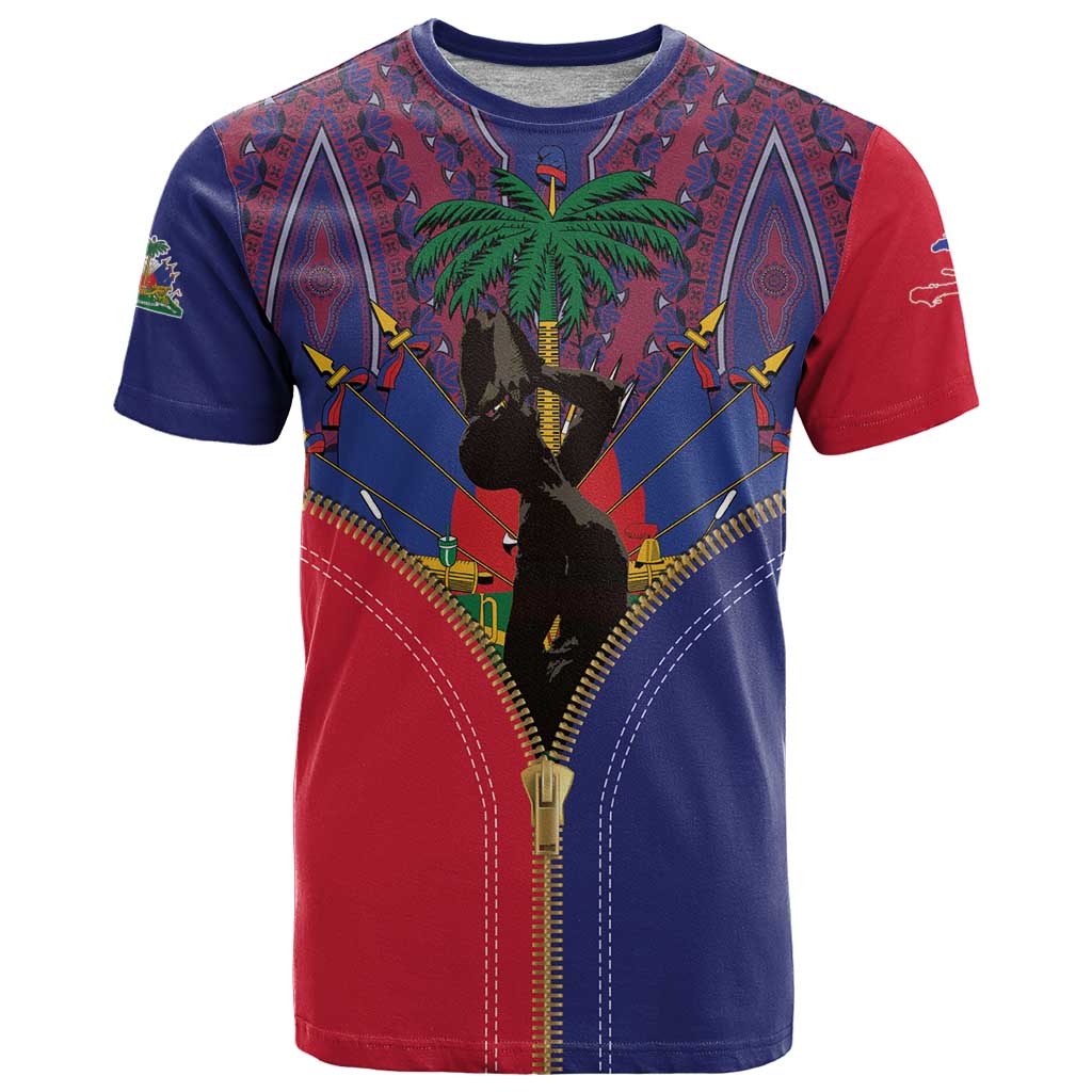 Haiti Heritage Month T Shirt Zipper Stylized
