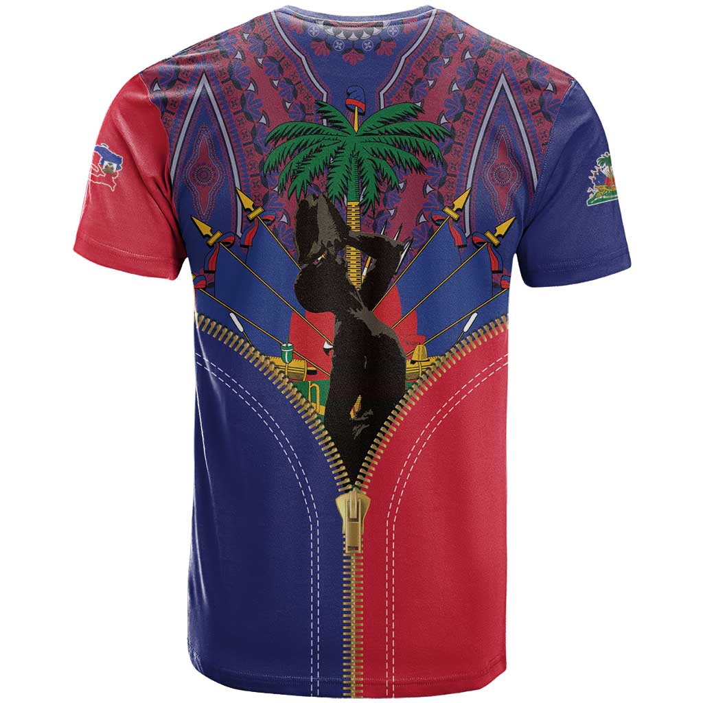 Haiti Heritage Month T Shirt Zipper Stylized