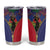 Haiti Heritage Month Tumbler Cup Zipper Stylized