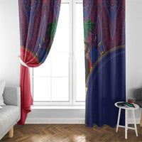 Haiti Heritage Month Window Curtain Zipper Stylized