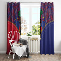 Haiti Heritage Month Window Curtain Zipper Stylized