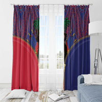 Haiti Heritage Month Window Curtain Zipper Stylized