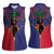 Haiti Heritage Month Women Sleeveless Polo Shirt Zipper Stylized