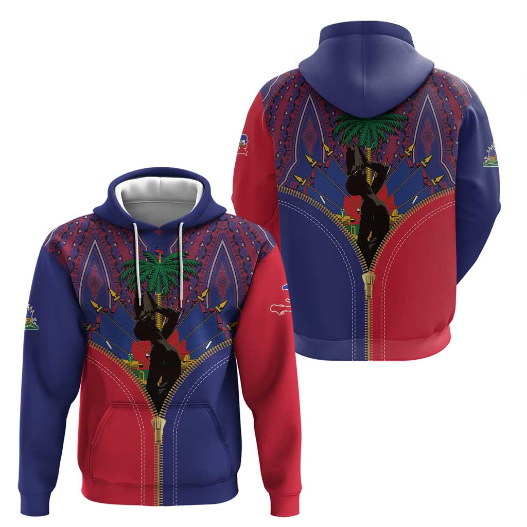 Haiti Heritage Month Zip Hoodie Zipper Stylized