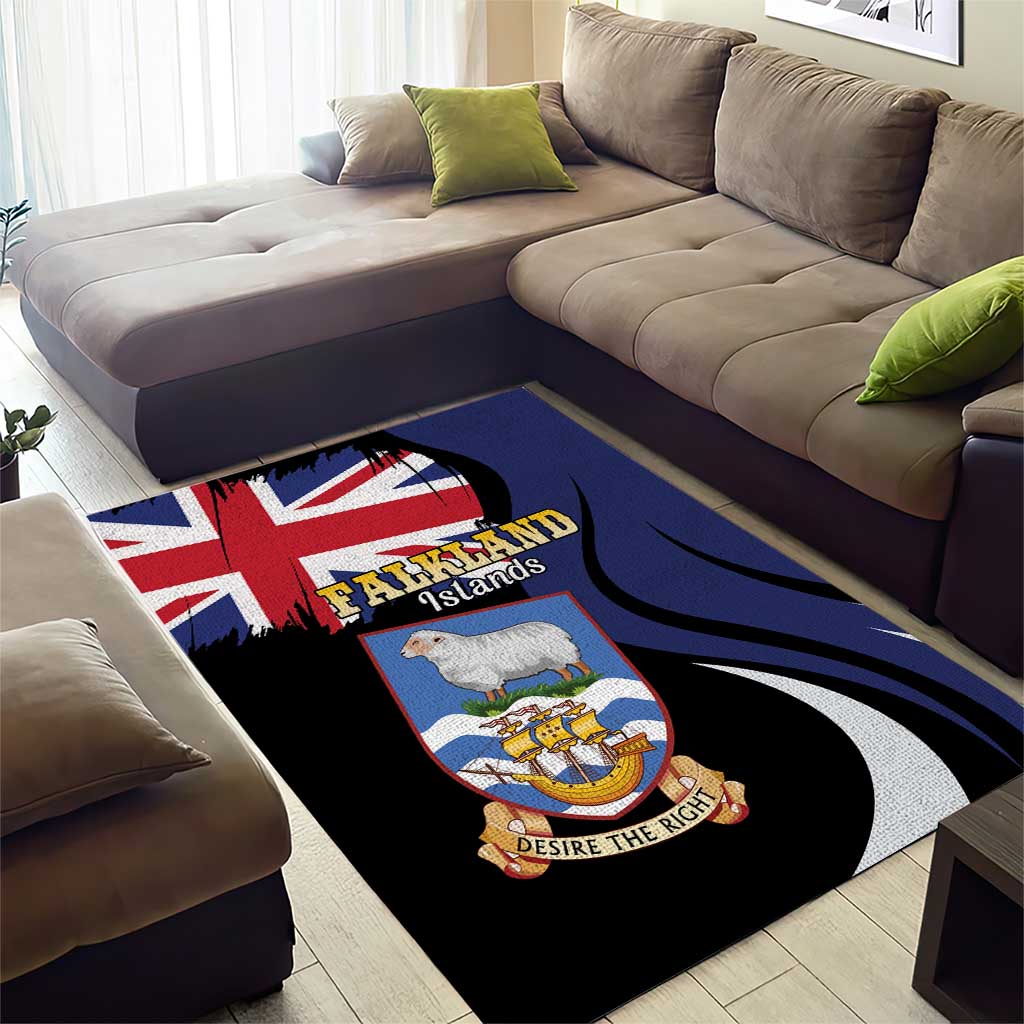 Falkland Islands Area Rug Desire the Right
