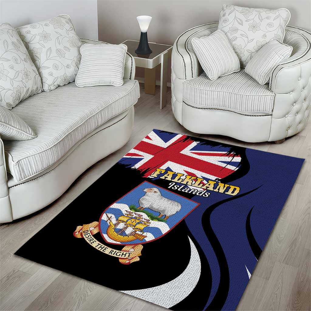 Falkland Islands Area Rug Desire the Right