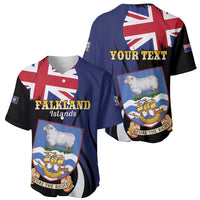 Personalised Falkland Islands Baseball Jersey Desire the Right