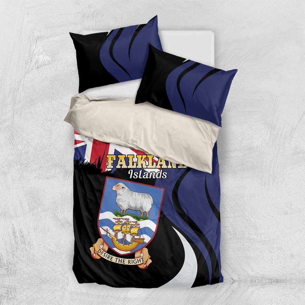 Falkland Islands Bedding Set Desire the Right