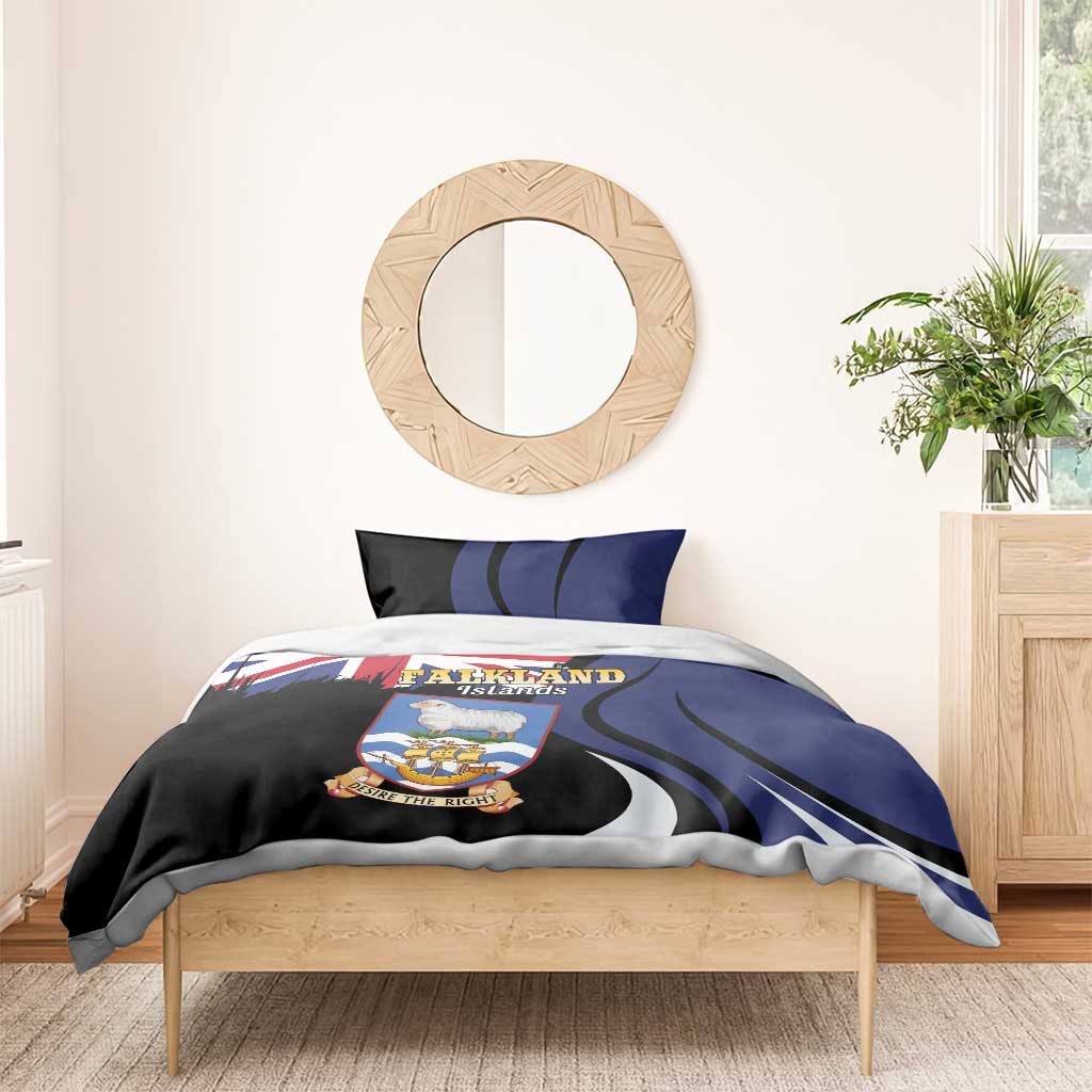 Falkland Islands Bedding Set Desire the Right
