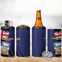 Personalised Falkland Islands 4 in 1 Can Cooler Tumbler Desire the Right