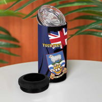 Personalised Falkland Islands 4 in 1 Can Cooler Tumbler Desire the Right