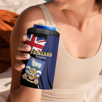 Personalised Falkland Islands 4 in 1 Can Cooler Tumbler Desire the Right