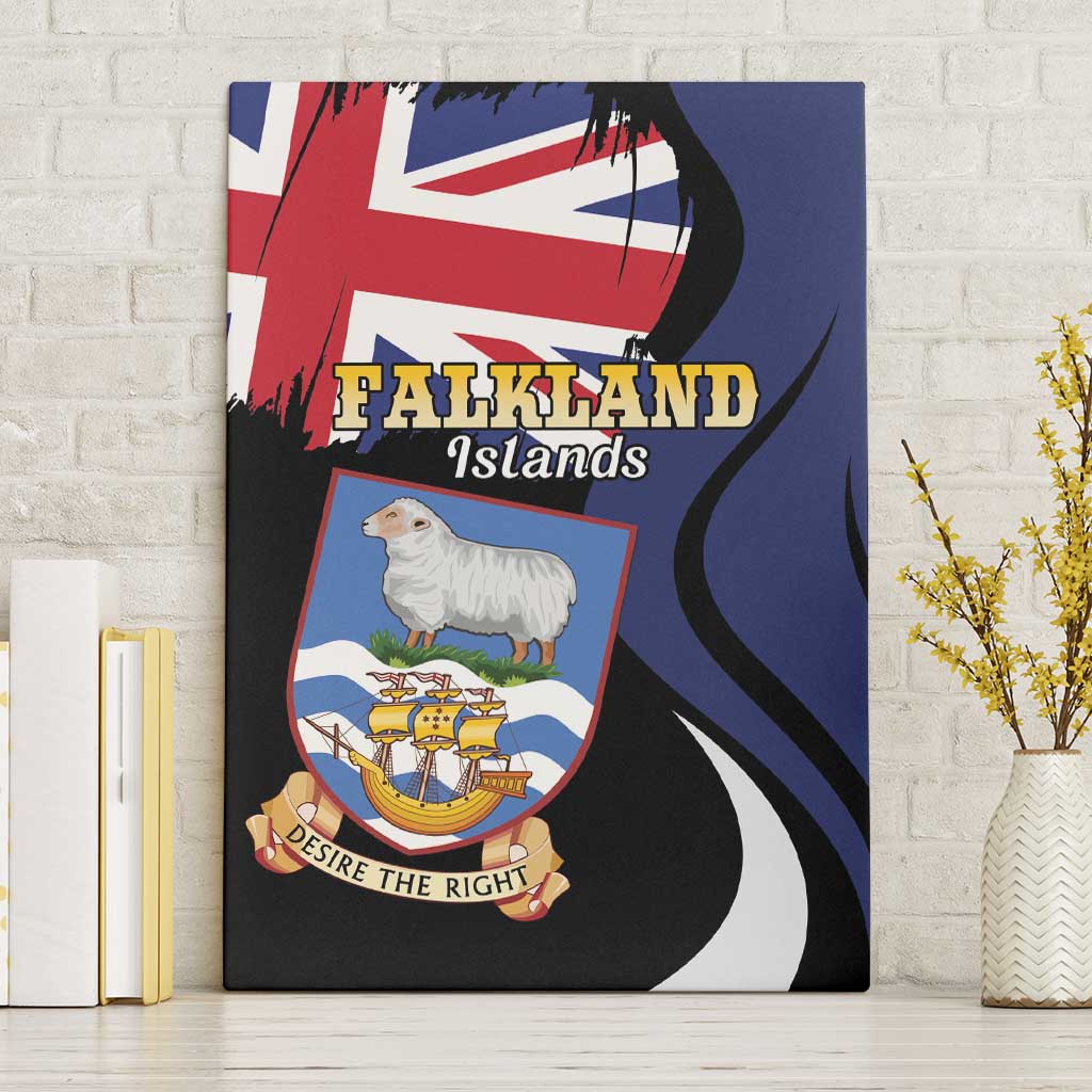 Falkland Islands Canvas Wall Art Desire the Right