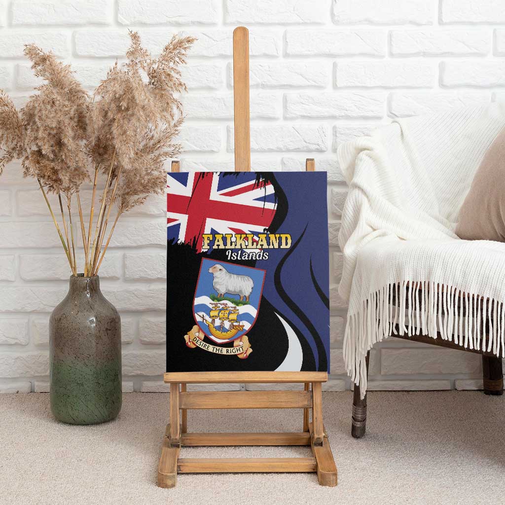 Falkland Islands Canvas Wall Art Desire the Right