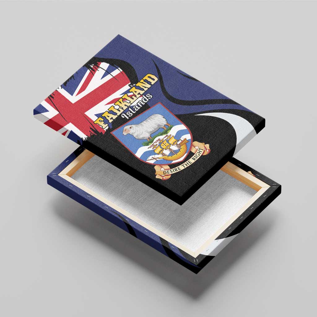 Falkland Islands Canvas Wall Art Desire the Right