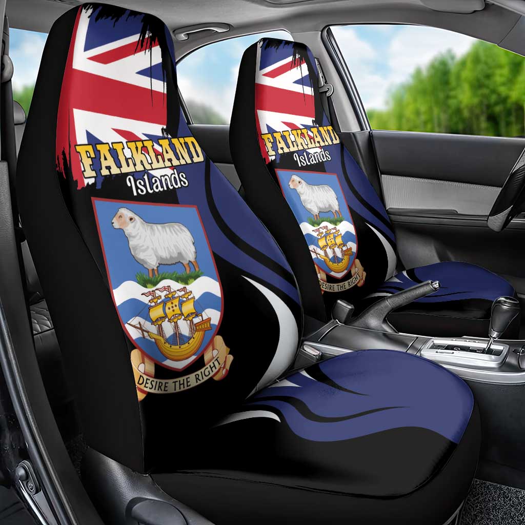 Falkland Islands Car Seat Cover Desire the Right