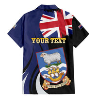 Personalised Falkland Islands Family Matching Mermaid Dress and Hawaiian Shirt Desire the Right