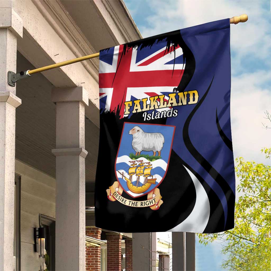 Falkland Islands Garden Flag Desire the Right