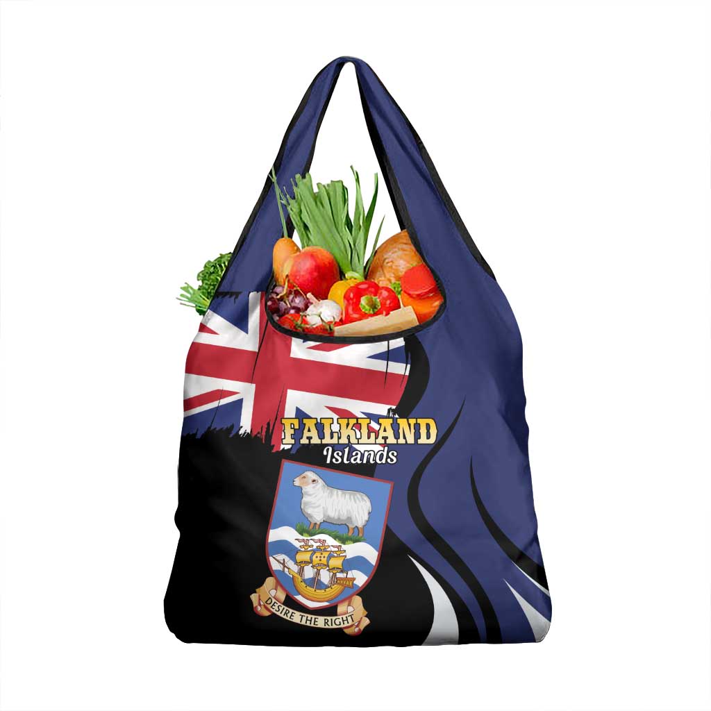 Falkland Islands Grocery Bag Desire the Right
