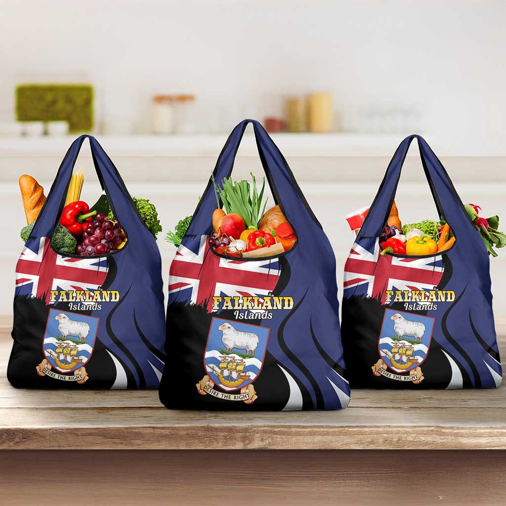 Falkland Islands Grocery Bag Desire the Right