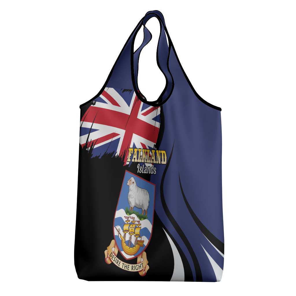 Falkland Islands Grocery Bag Desire the Right